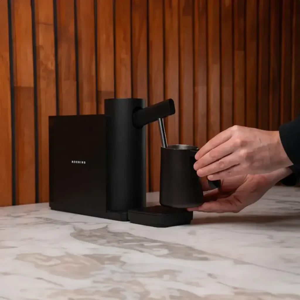 Morning Dream Süt Köpürtme Makinesi Siyah