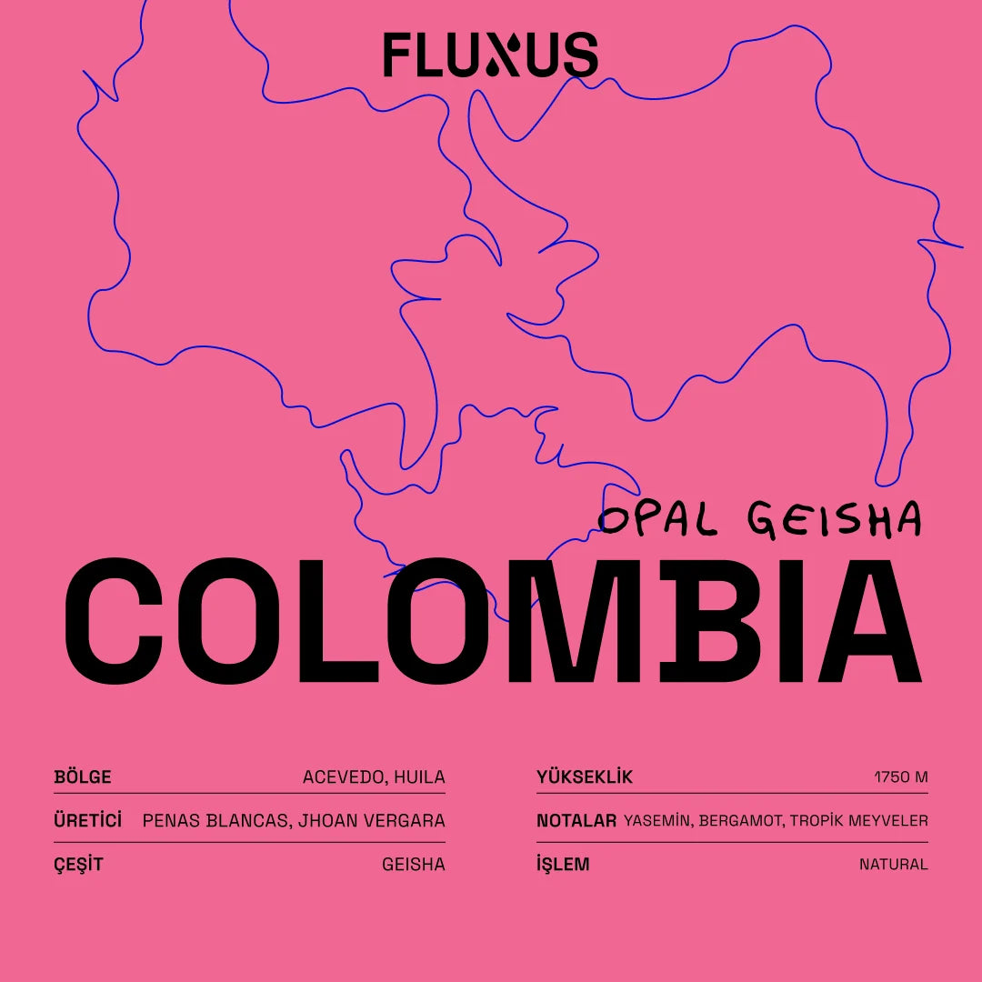 Colombia Penas Blancas Geisha Opal Natural 250 gr