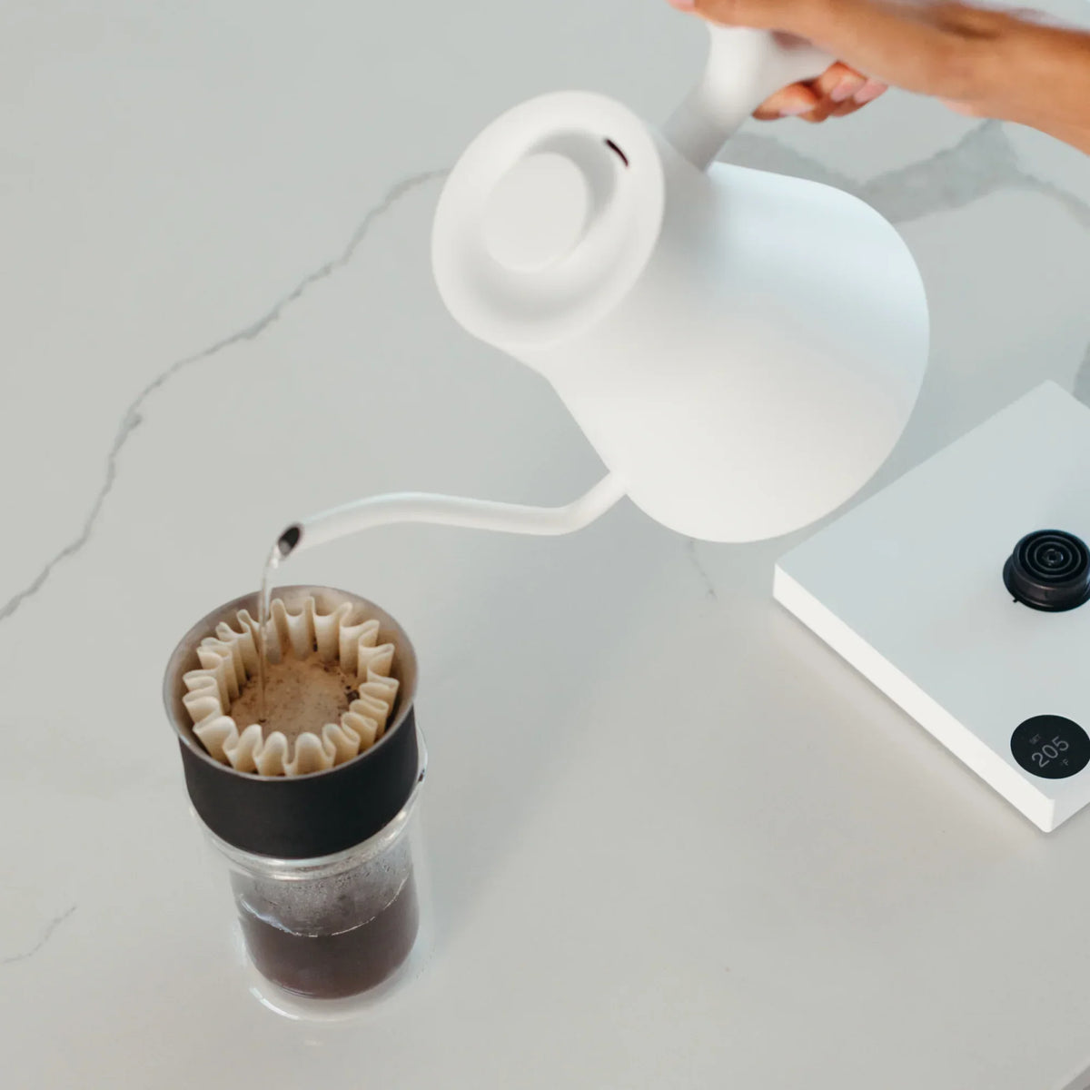 Fellow Stagg EKG Pro Electric Kettle - Mat Beyaz