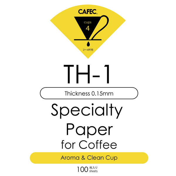 Cafec TH-1 Filtre Kağıdı - kahvebi