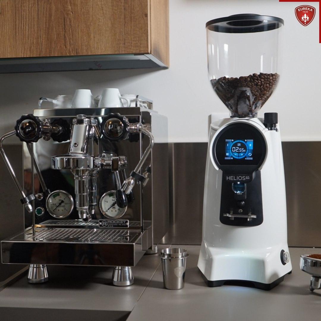 Eureka Helios 65 Otomatik Kahve Değirmeni (Beyaz)