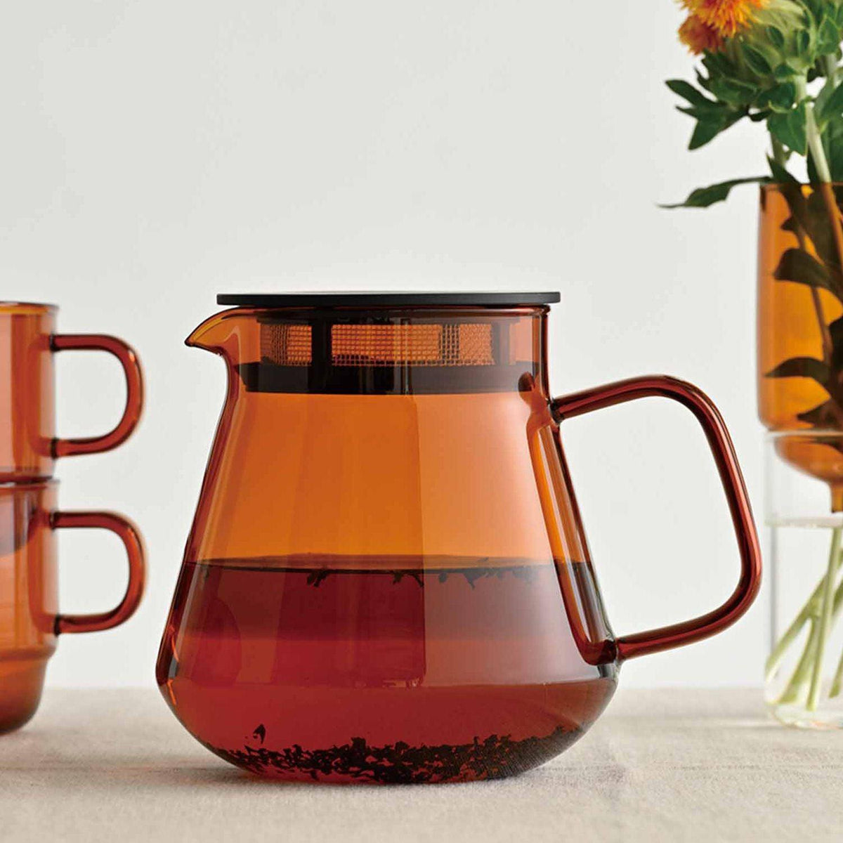 Hario Colors Tea & Coffee Server Amber 600ml