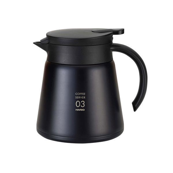 Hario V60 03 Yalıtımlı Paslanmaz Servis Sürahisi 0.8 Lt Siyah