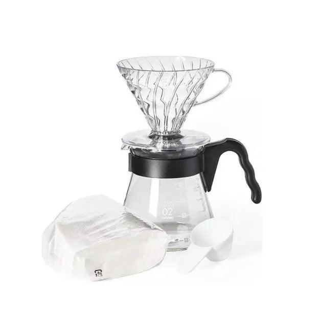Hario V60 Kahve Demleme Seti “Şeffaf”