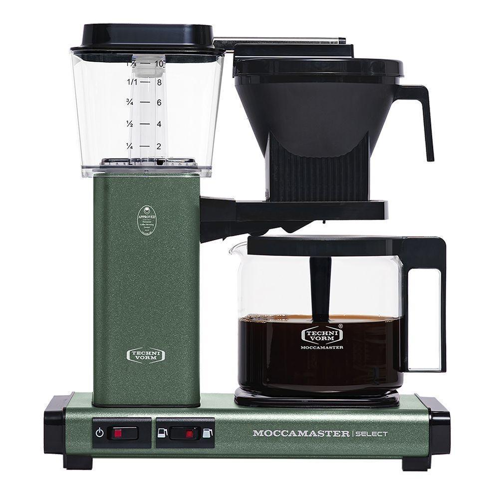 Moccamaster KBG Select Filtre Kahve Makinesi Cam Potlu Forest Green