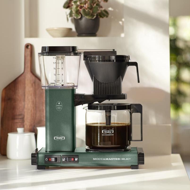 Moccamaster KBG Select Filtre Kahve Makinesi Cam Potlu Forest Green