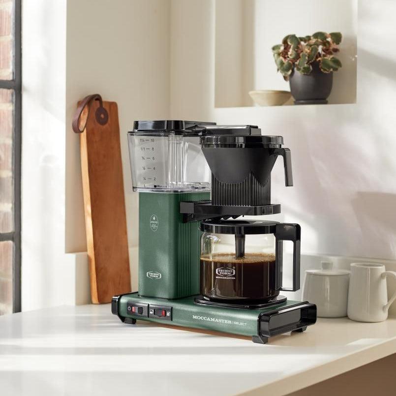 Moccamaster KBG Select Filtre Kahve Makinesi Cam Potlu Forest Green