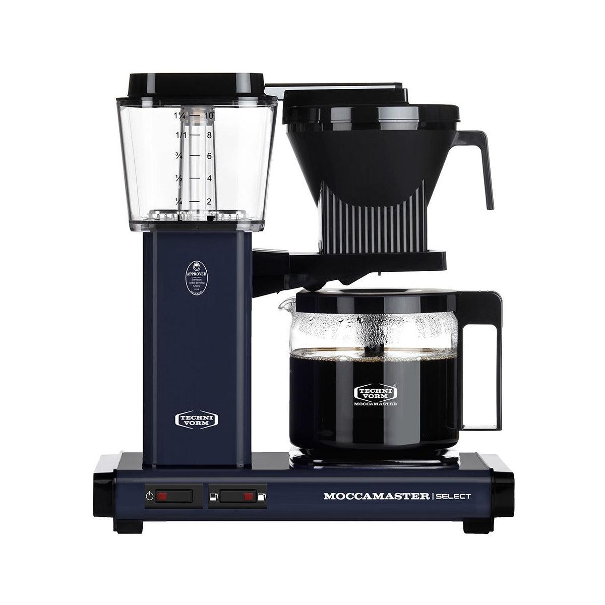 Moccamaster KBG Select Filtre Kahve Makinesi Cam Potlu Gece Mavisi