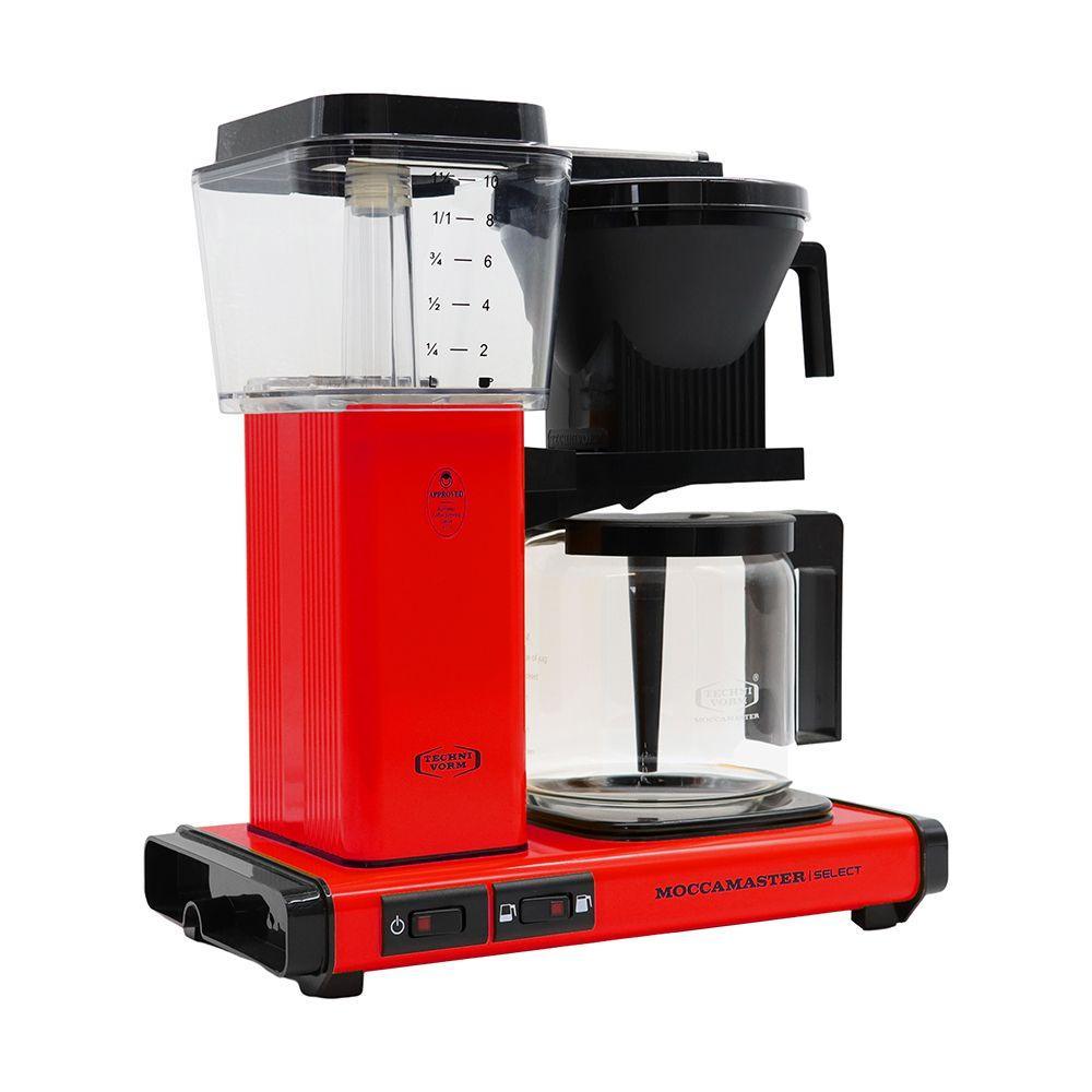 Moccamaster KBG Select Filtre Kahve Makinesi Cam Potlu Kırmızı