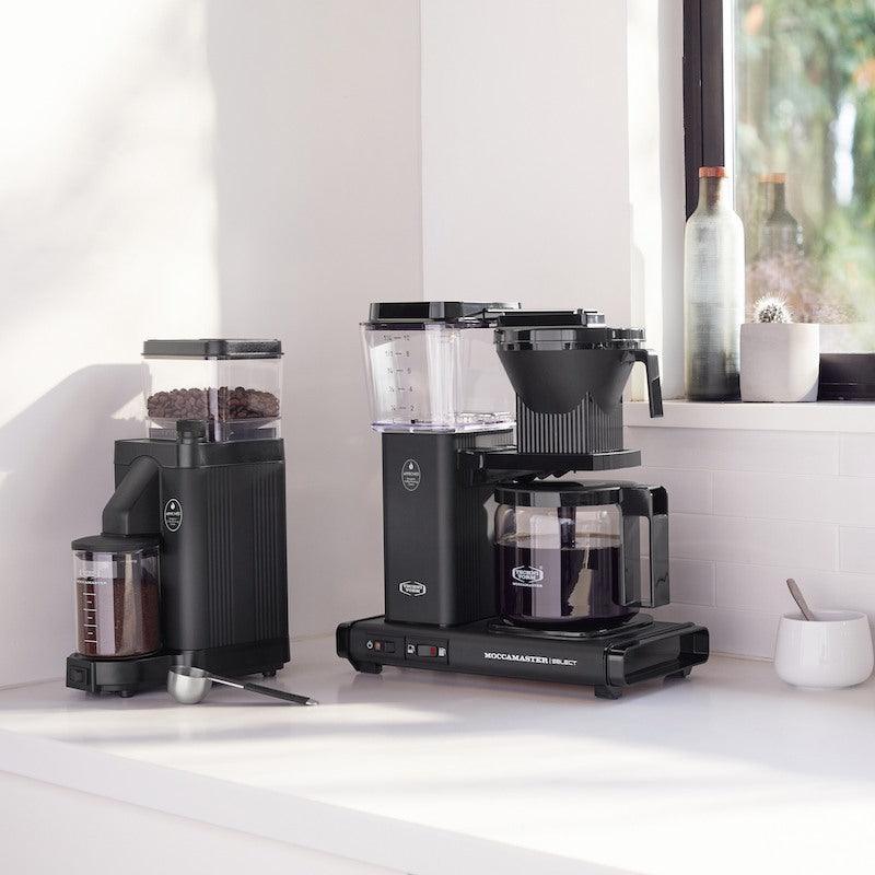 Moccamaster KBG Select Filtre Kahve Makinesi Cam Potlu Mat Siyah