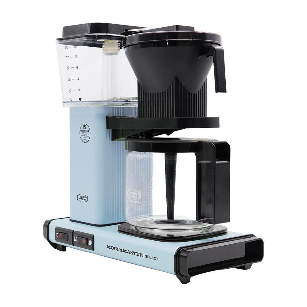 Moccamaster KBG Select Filter Coffee Machine with Glass Pot Pastel Blue