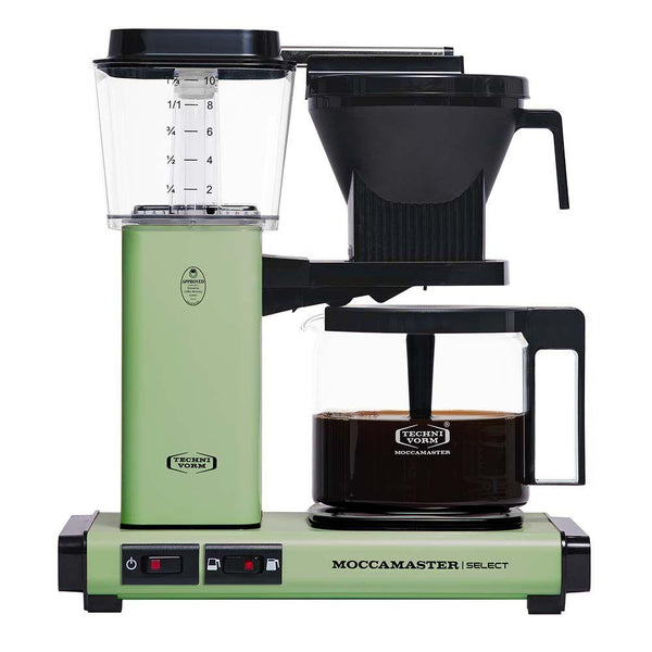 Moccamaster KBG Select Filtre Kahve Makinesi Cam Potlu Pastel Yeşil - kahvebi