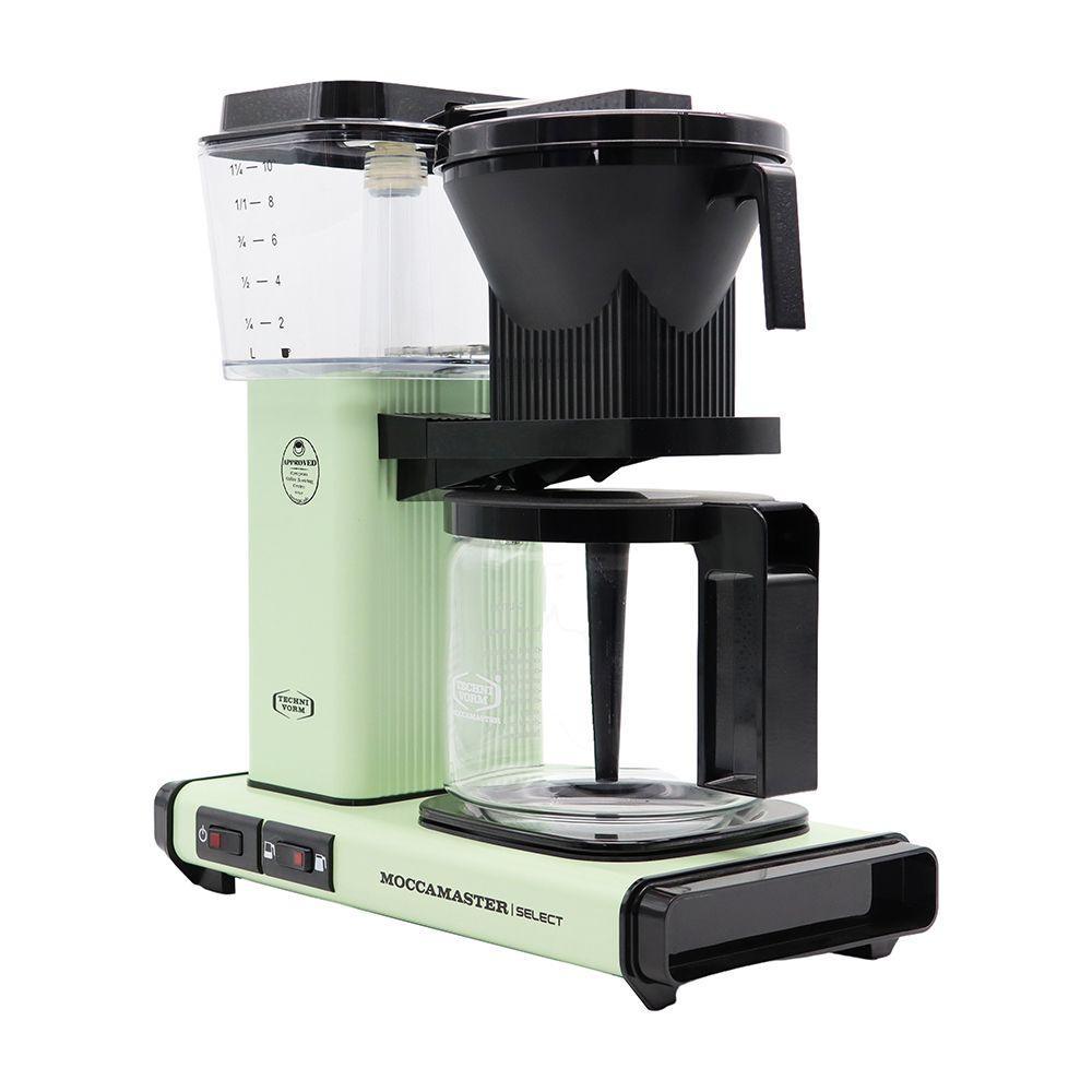 Moccamaster KBG Select Filter Coffee Maker with Glass Pot Pastel Green