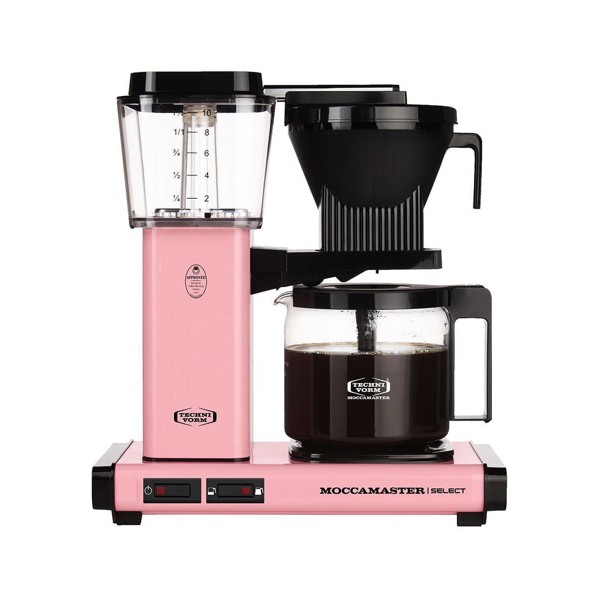 Moccamaster KBG Select Filtre Kahve Makinesi Cam Potlu Pembe