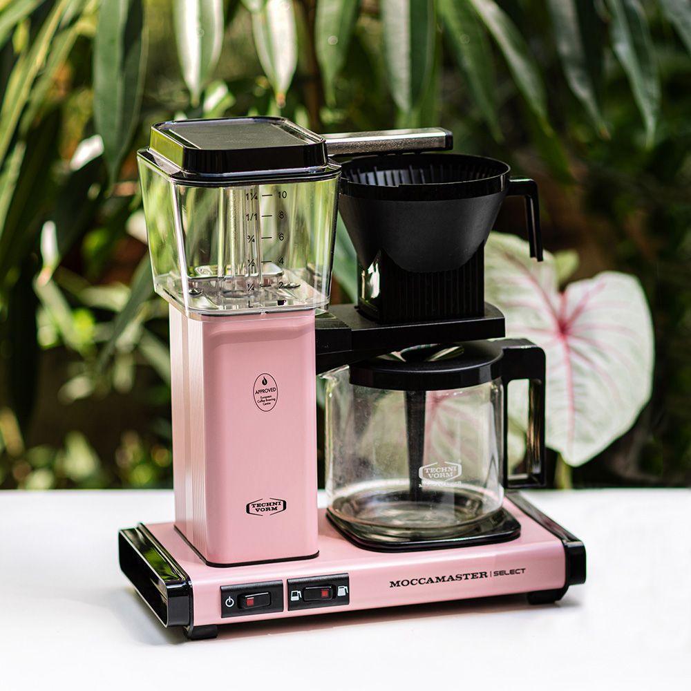 Moccamaster KBG Select Filtre Kahve Makinesi Cam Potlu Pembe