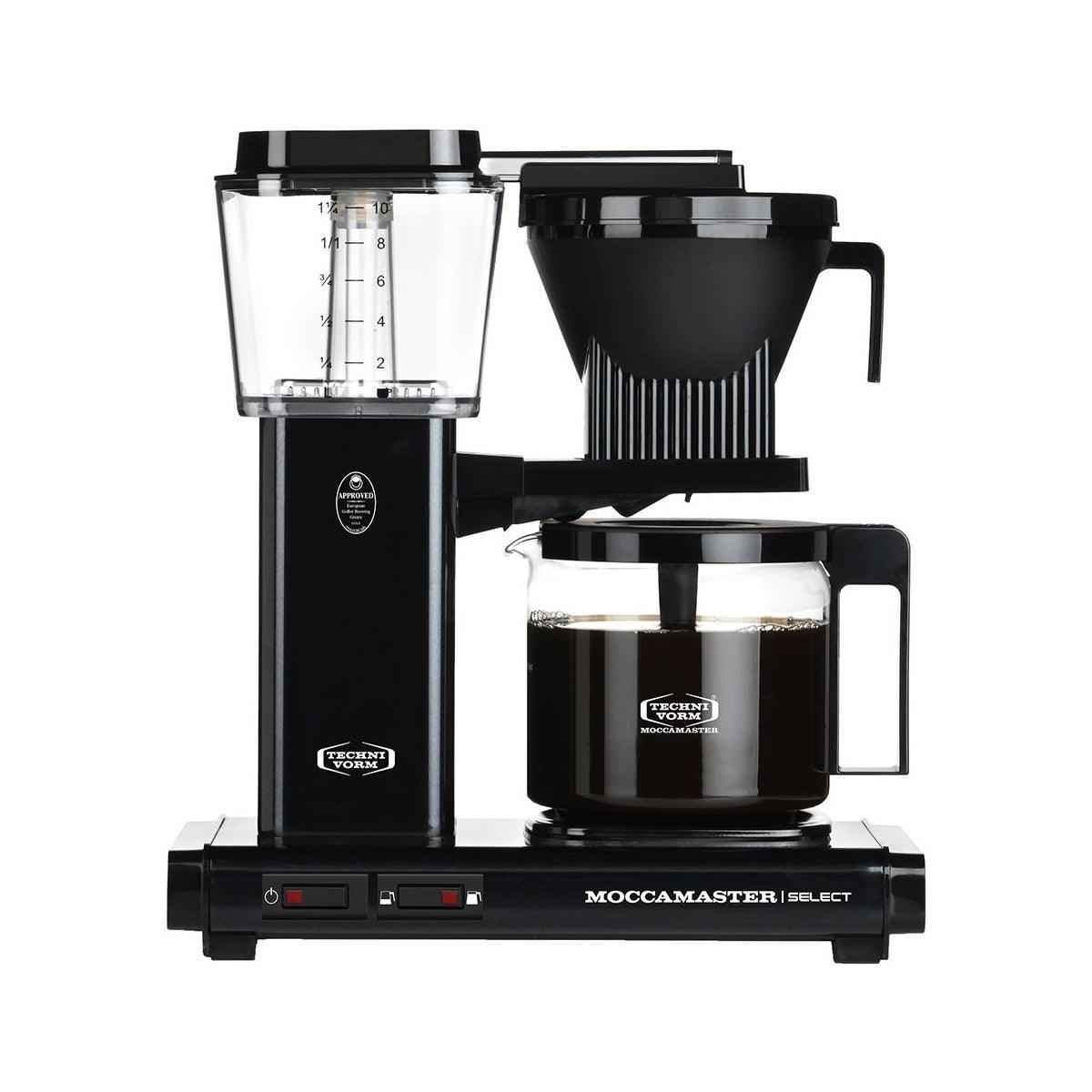 Moccamaster KBG Select Filtre Kahve Makinesi Cam Potlu Siyah