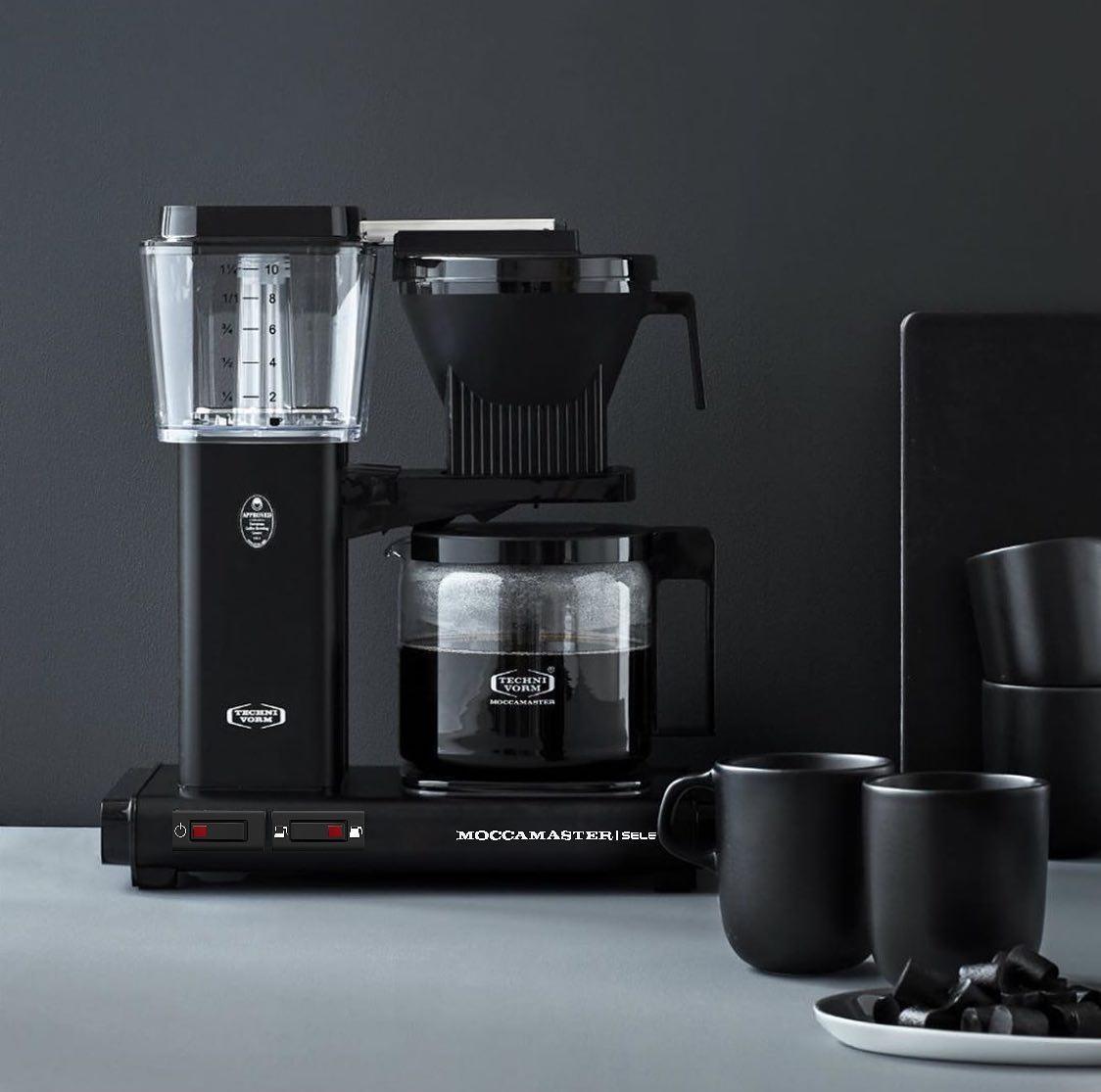 Moccamaster KBG Select Filtre Kahve Makinesi Cam Potlu Siyah