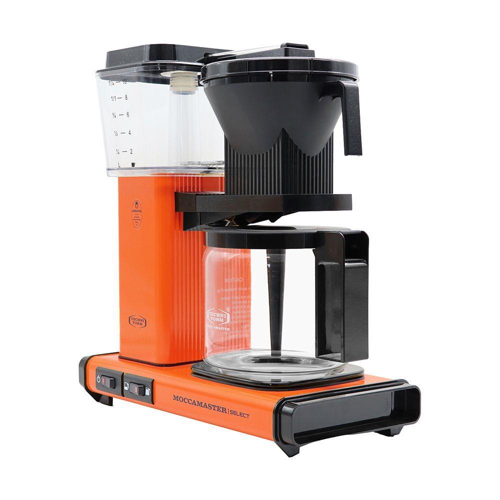 Moccamaster KBG Select Filtre Kahve Makinesi Cam Potlu Turuncu
