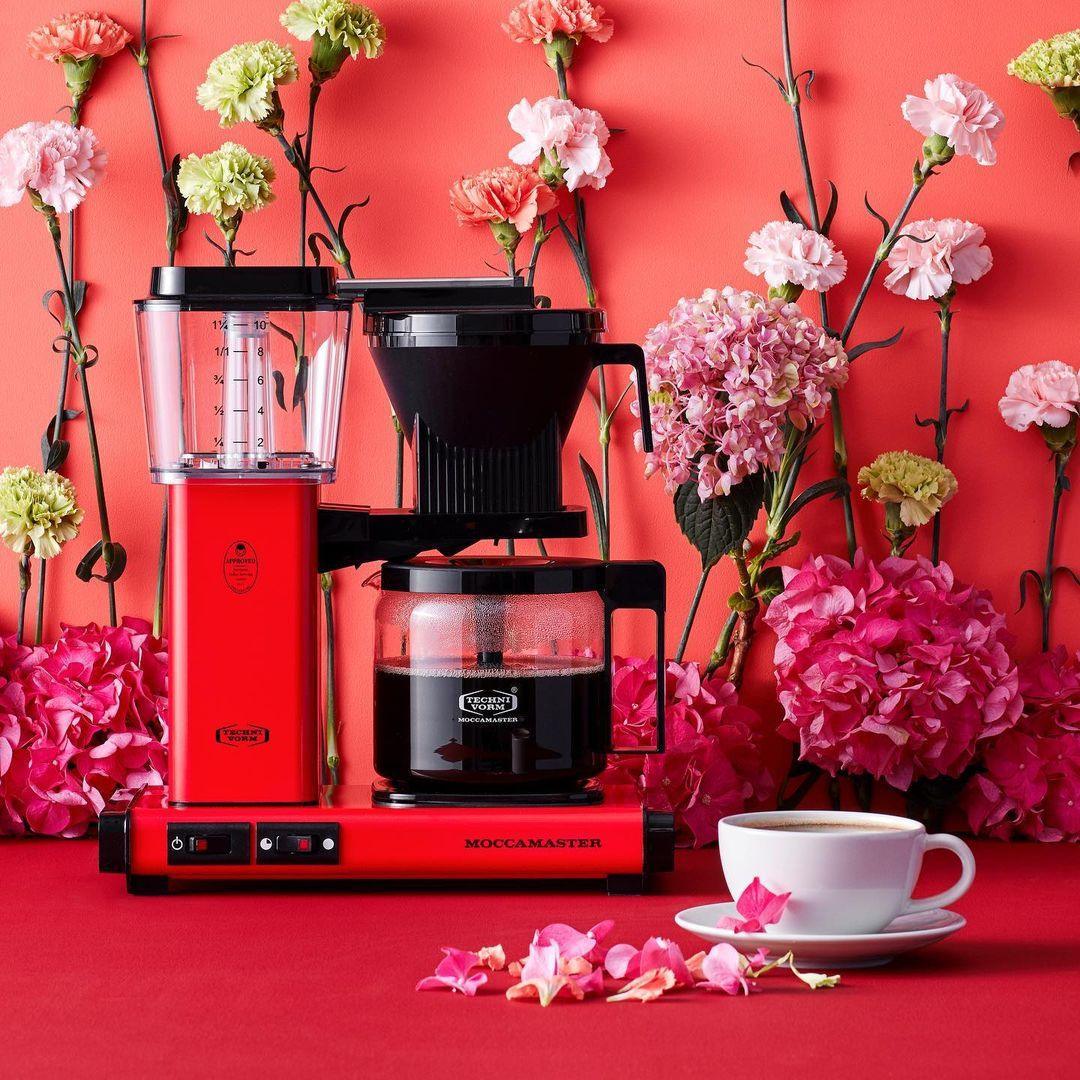 Moccamaster KBG Select Filtre Kahve Makinesi Cam Potlu Turuncu