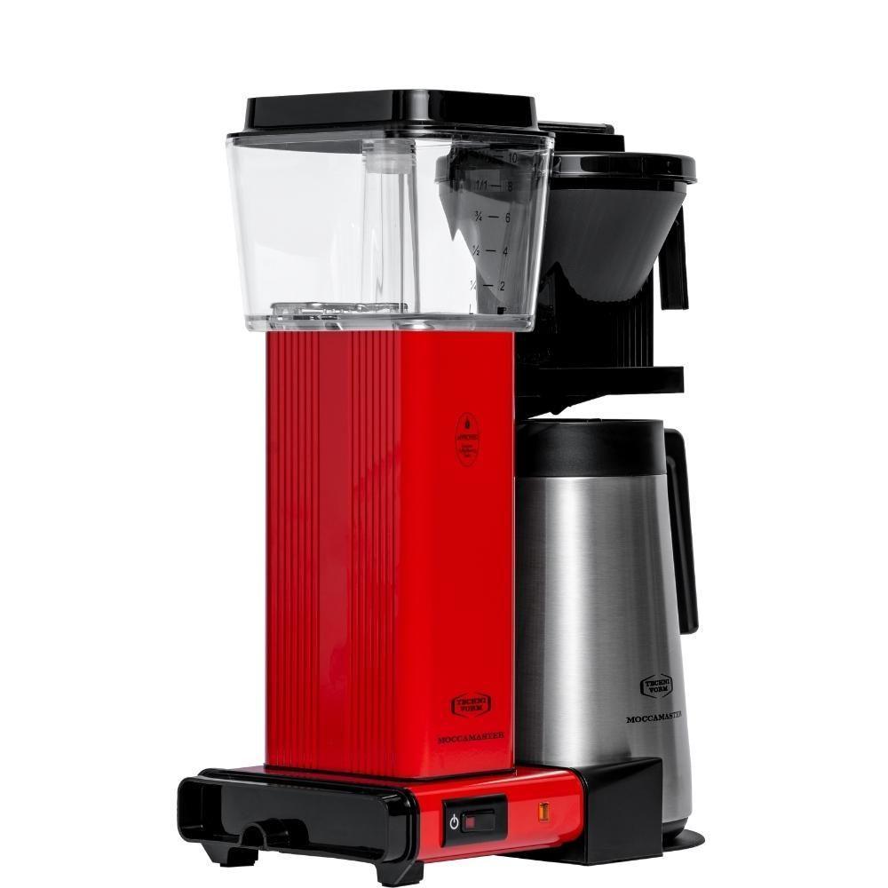 Moccamaster KBGT Filter Coffee Machine With Thermos Red
