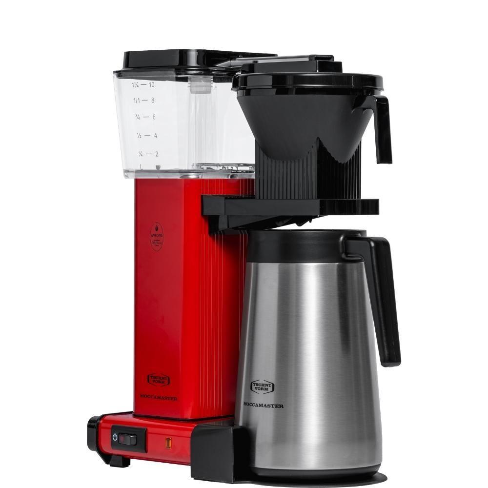 Moccamaster KBGT Filter Coffee Machine With Thermos Red