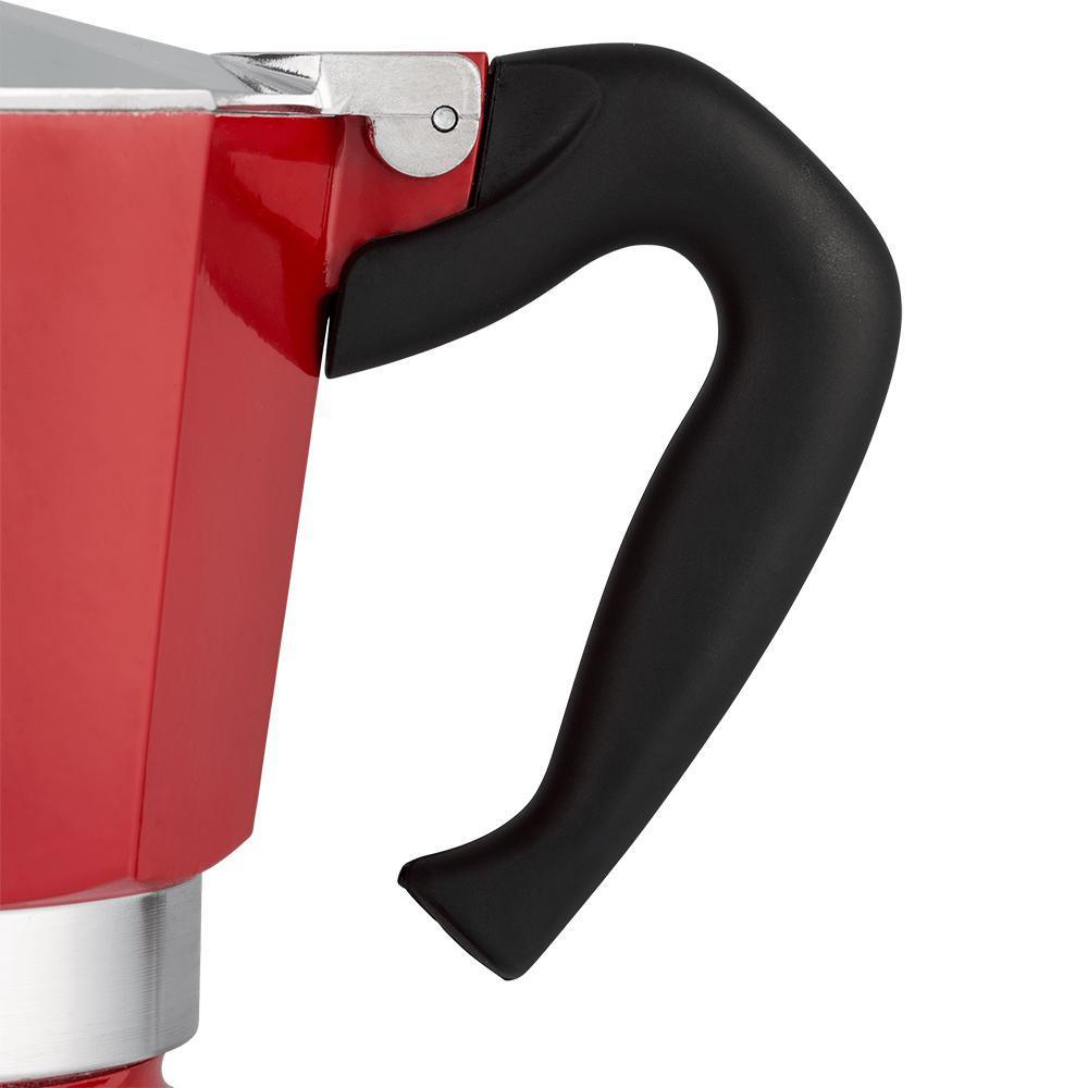 Bialetti Moka Express Red Metal 1 Cup