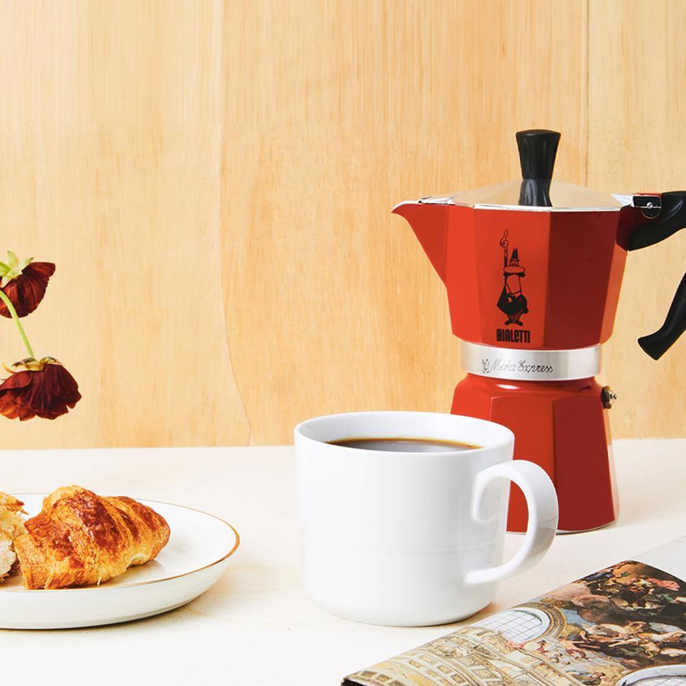 Bialetti Moka Express Red Metal 1 Cup