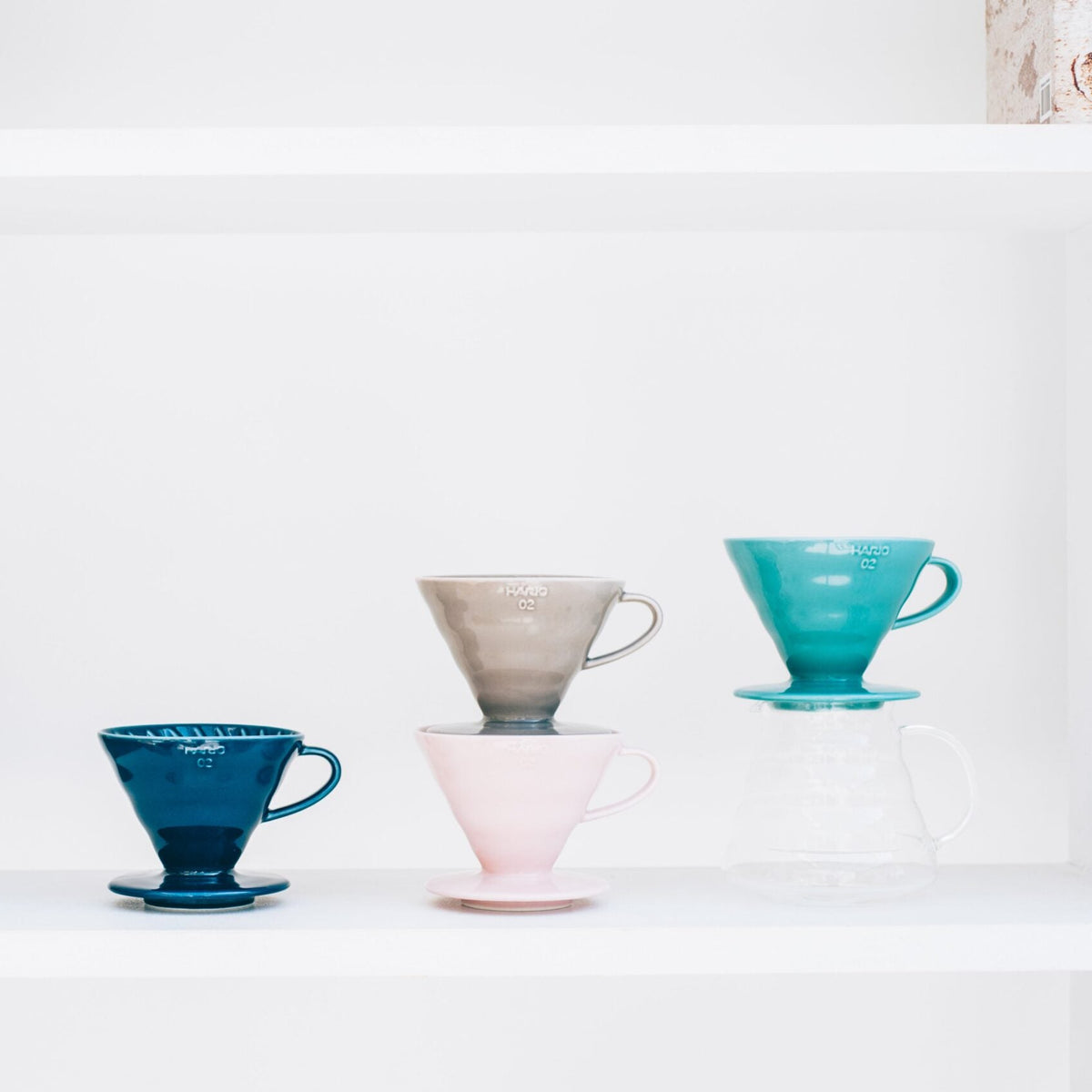 Hario V60 02 Seramik Dripper (Indigo Mavisi)