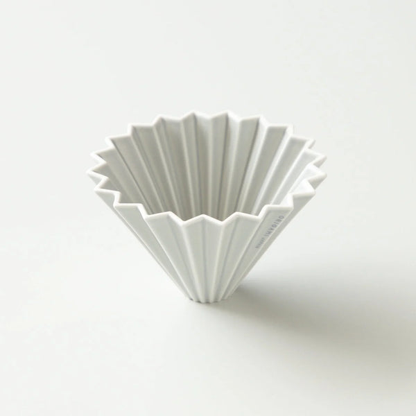 Origami Dripper M Şeffaf Tabanlı - Mat Gri