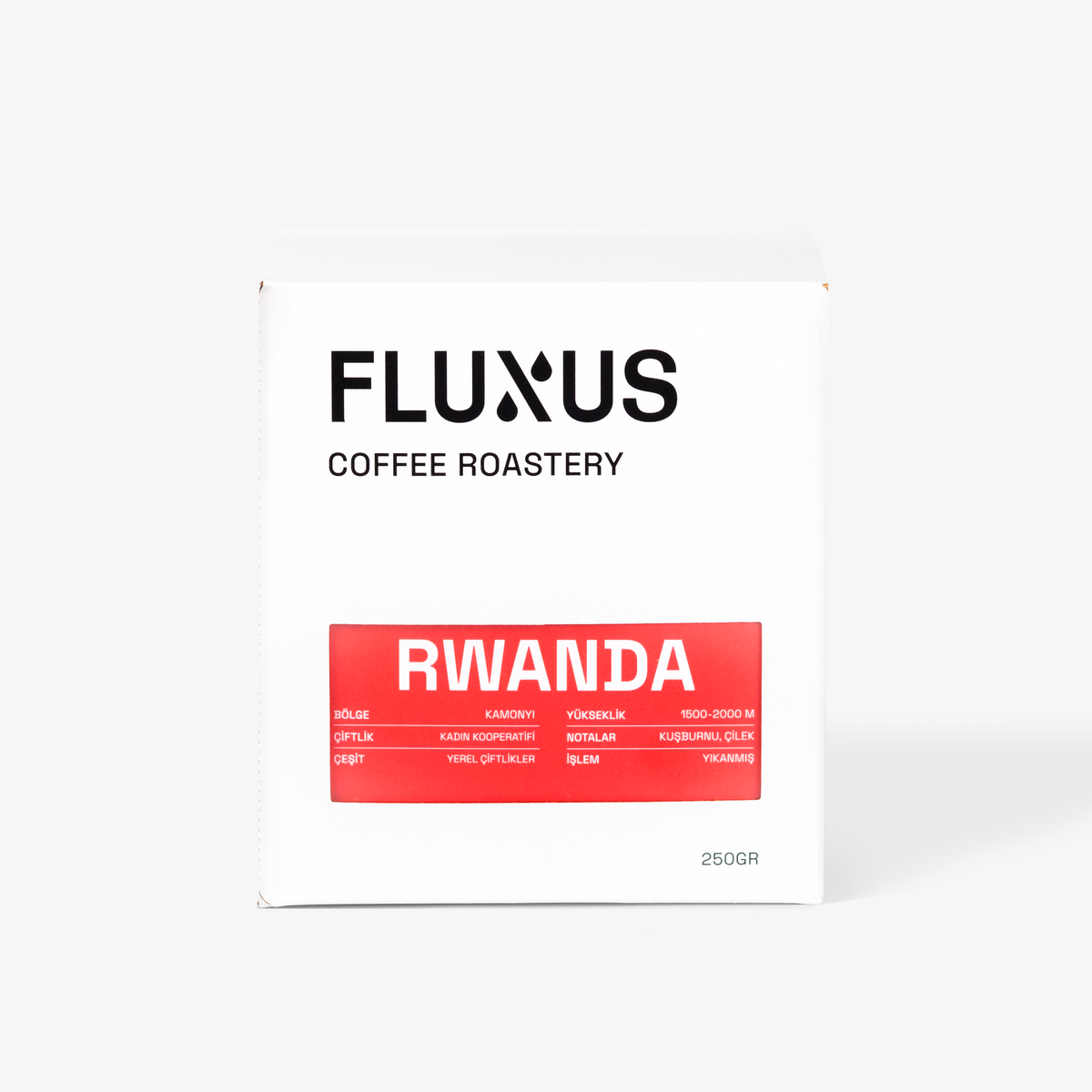 Rwanda Regional Red Bourbon Yıkanmış 250 gr