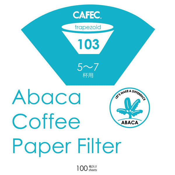 Cafec Abaca Trapezoid Filtre Kağıdı-103 (NO 4 UYUMLU)