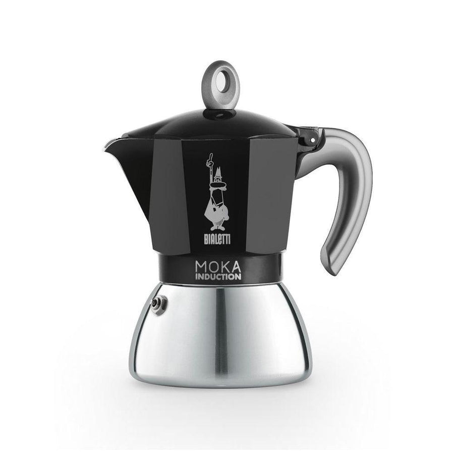 Bialetti Çift Katmanlı İndüksüyon Moka Pot 4 Cups - kahvebi