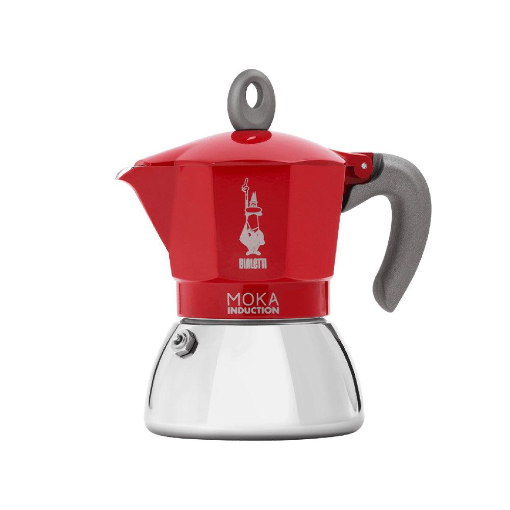 Bialetti Double Layer Induction Moka Pot 4 Cups Red
