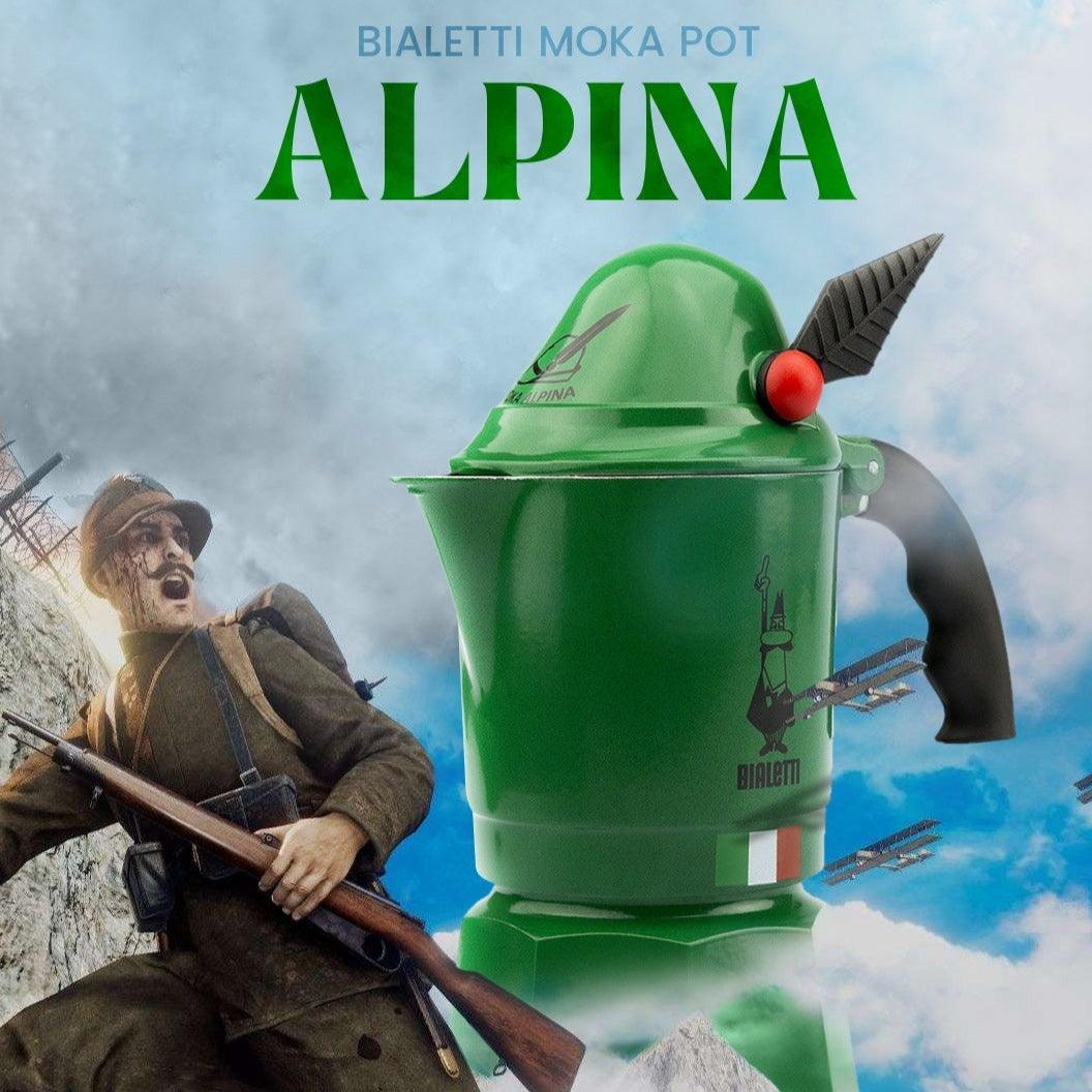 Bialetti Moka Pot Alpina 3 Cups – kahvebi