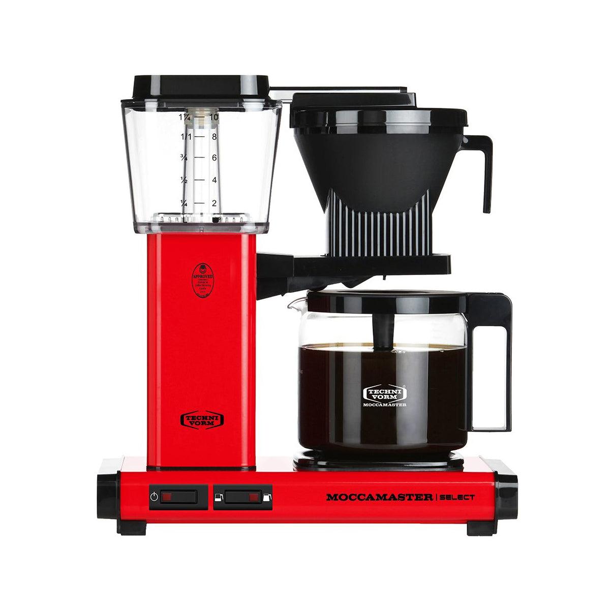 Moccamaster KBG Select Filtre Kahve Makinesi Cam Potlu Kırmızı