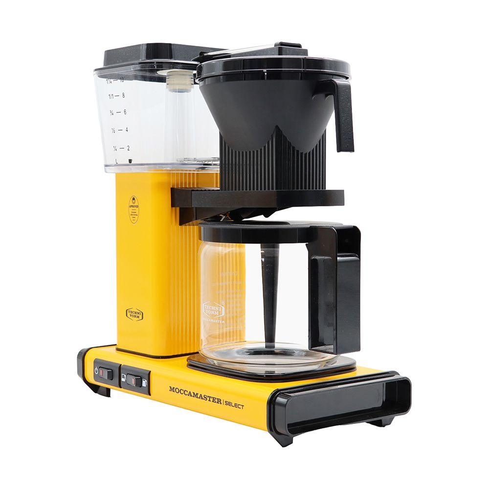 Moccamaster KBG Select Filtre Kahve Makinesi Cam Potlu Sarı
