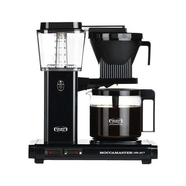 Moccamaster KBG Select Filtre Kahve Makinesi Cam Potlu Siyah - kahvebi