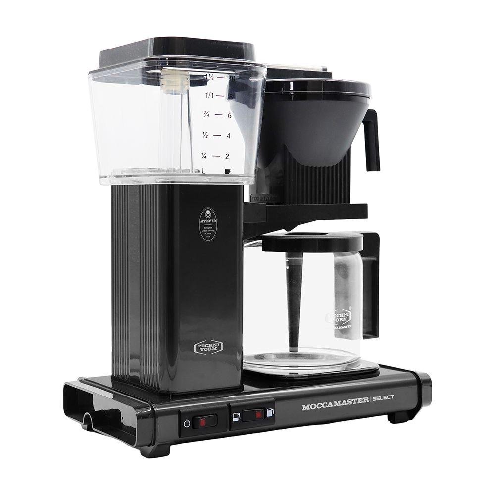 Moccamaster KBG Select Filter Coffee Machine Black with Glass Pot