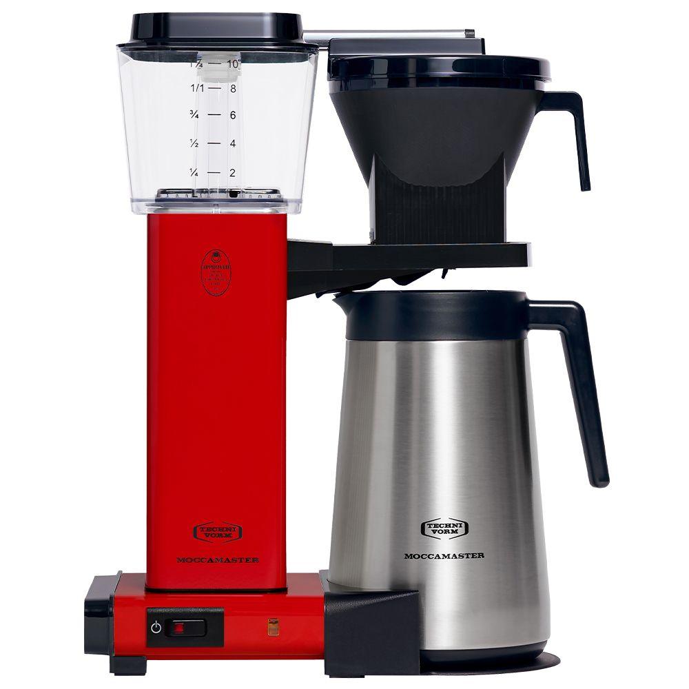 Moccamaster KBGT Filter Coffee Machine With Thermos Red