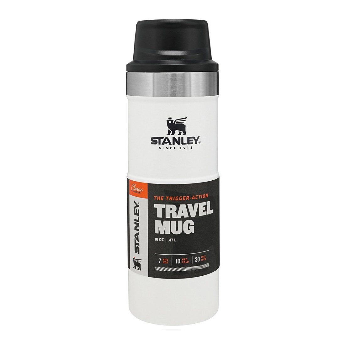 Stanley Trigger-Action Travel Mug Beyaz 16OZ 0.47 L
