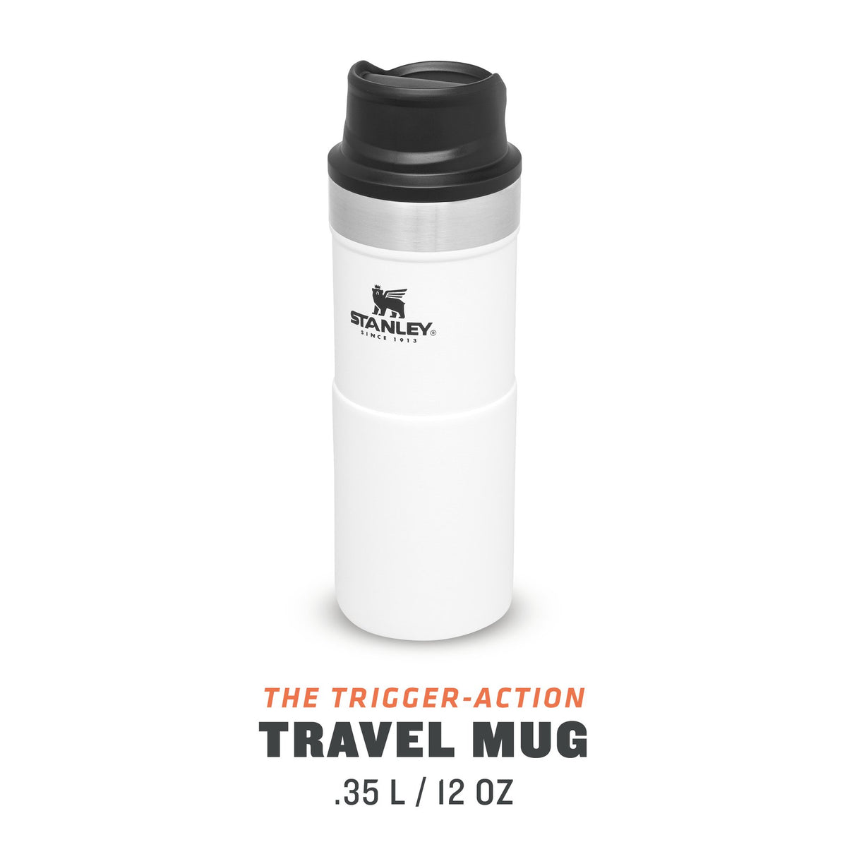 Stanley 0.35 L The Trigger-Action Travel Mug Beyaz