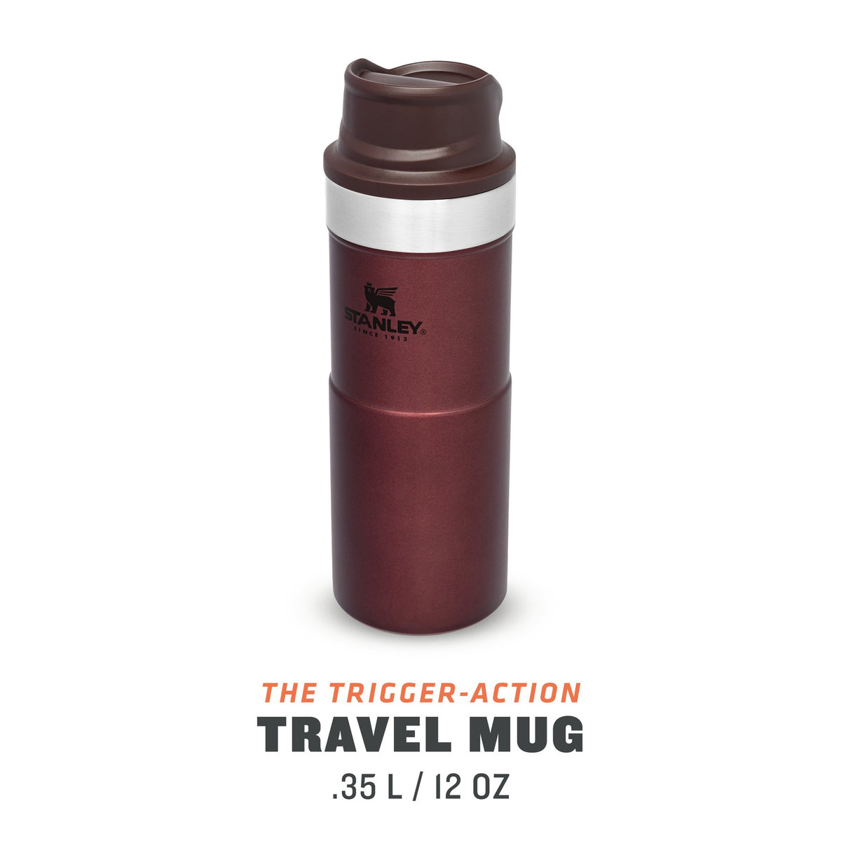 Stanley 0.35 L The Trigger-Action Travel Mug Bordo